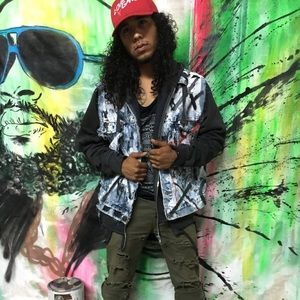 Custom Art Denim Distress Jacket (sleeveless)